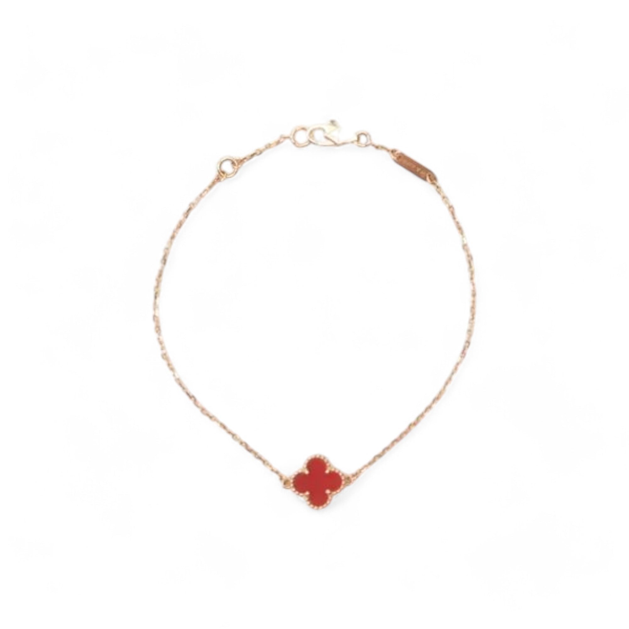 Van Cleef & Arpels Sweet Red Alhambra Bracelet