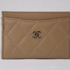 Chanel Dark Brown Flat Cardholder