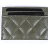 Chanel Dark Green Flat Cardholder