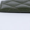 Chanel Dark Green Flat Cardholder