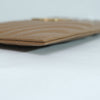 Saint Laurent Chevron Leather Pouch – Brown