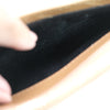 Saint Laurent Chevron Leather Pouch – Brown