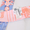 Hermes Blue & Pink Flower Twilly
