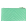 Chanel Mint Green Long Wallet