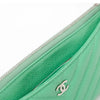 Chanel Mint Green Long Wallet