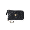 Chanel Black Camellia Keypouch