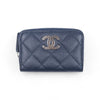 Chanel Navy Zippy Cardholder