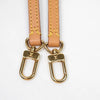 SLG Luxury Louis Vuitton Boîte Chapeau Souple Mini handbag gold-tone lobster clasps on natural cowhide leather straps