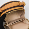 SLG Luxury Louis Vuitton Boîte Chapeau Souple Mini bag interior with light beige lining and gold zipper detail